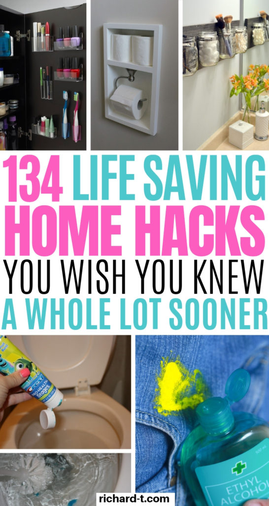 134 Life Saving Home Hacks You Wish You Knew Sooner