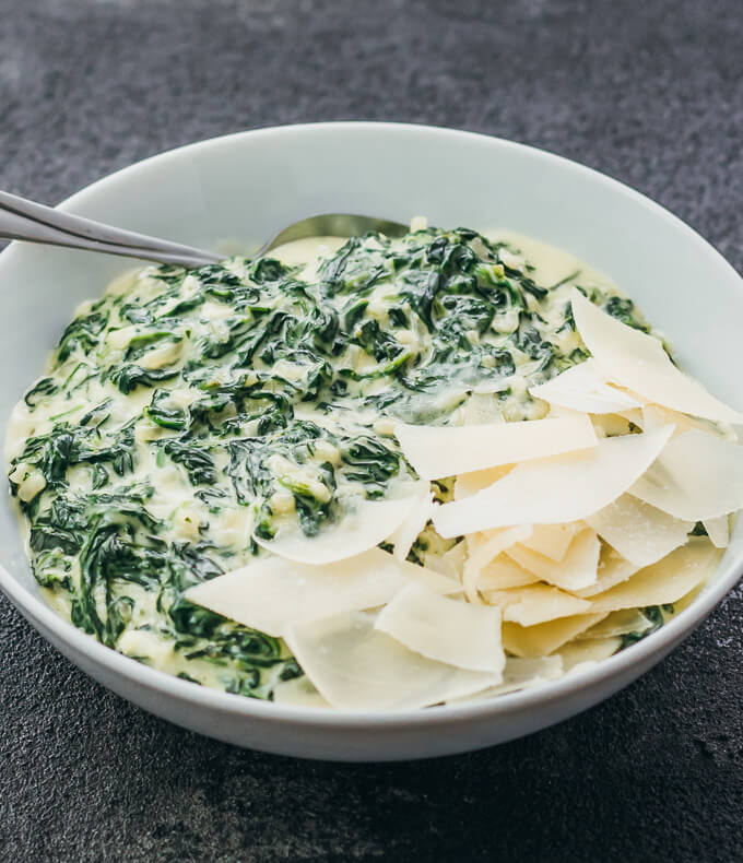 East Creamed Spinach Thanksgiving Recipe