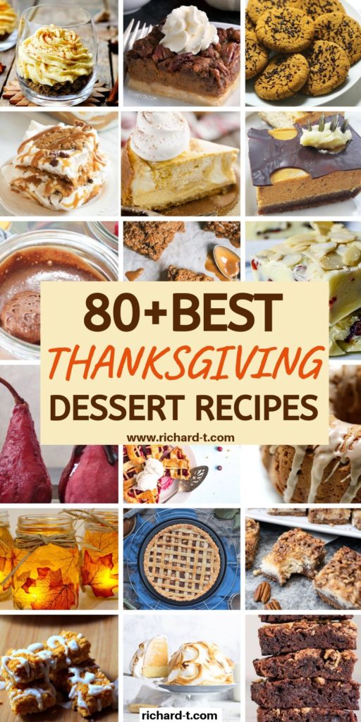 80+ Thanksgiving Desserts