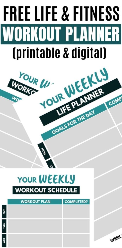 FREE Weekly Workout Planner
