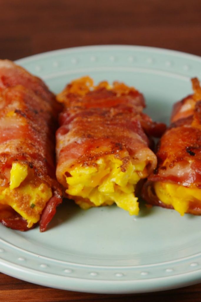 Bacon, Egg, and Cheese Roll-Ups