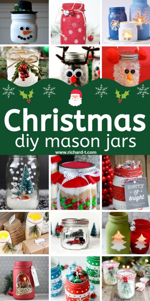Christmas Mason Jars DIY