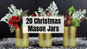 Christmas mason jars