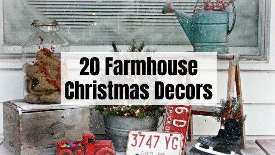 farmhouse christmas decorations