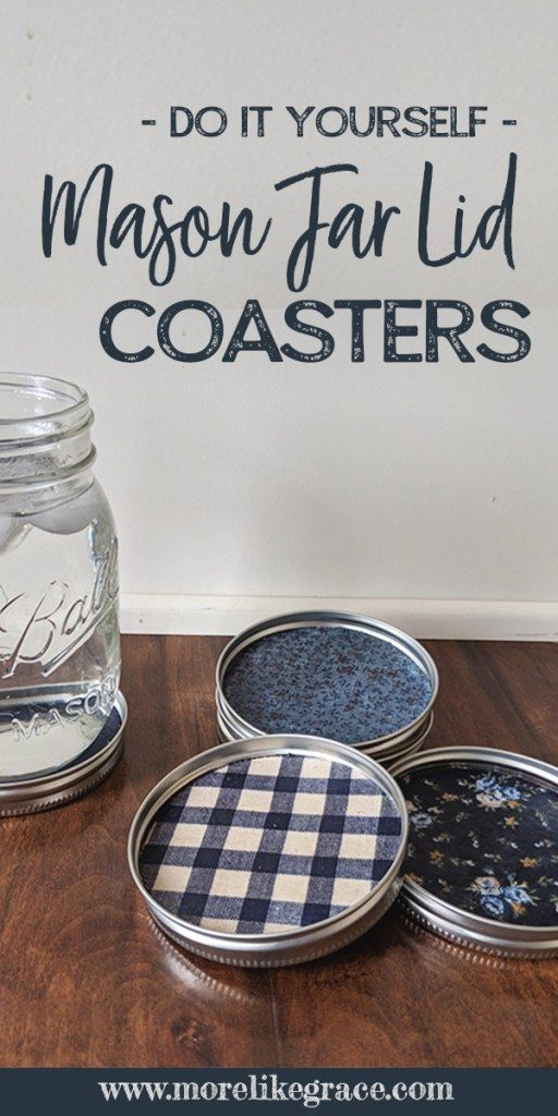 Mason Jar Lid Coaster
