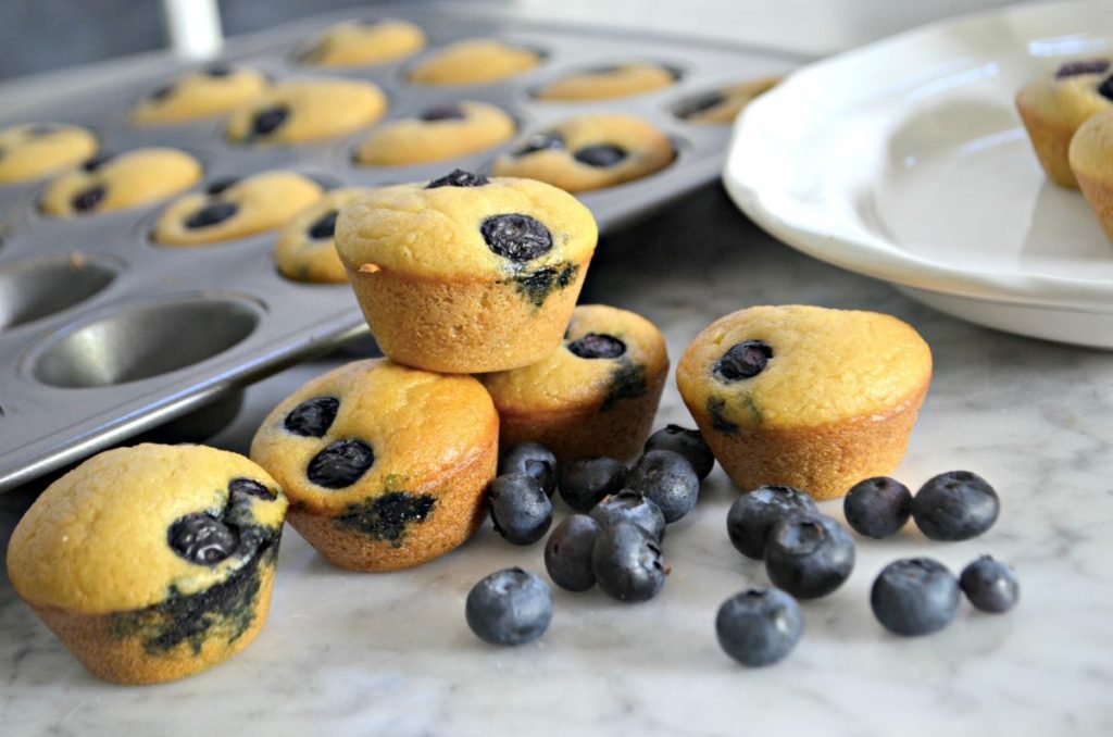 Keto Mini Blueberry Pancake Bites
