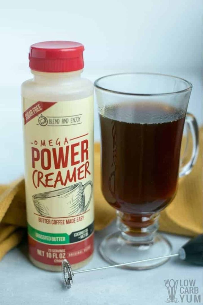 Power Creamer Ketogenic Coffee with Grass Fed Ghee
