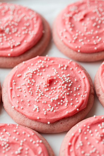 Strawberry Sugar Cookies