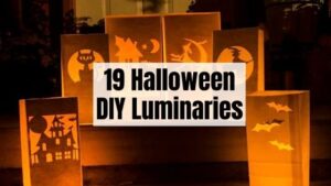DIY Halloween Luminaries